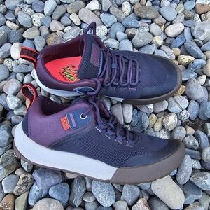 Women's Dark Purple and Brown Athletic Shoes